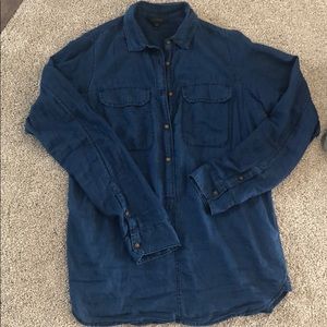 J Crew chambray look tunic
